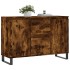 Aparador de madera de ingeniería roble ahumado 104x35x70