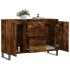Aparador de madera de ingeniería roble ahumado 104x35x70