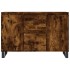 Aparador de madera de ingeniería roble ahumado 104x35x70