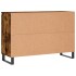Aparador de madera de ingeniería roble ahumado 104x35x70