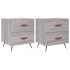 Mesitas noche 2 uds madera ingeniería gris Sonoma 40x35x47,5