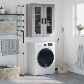 Armario de pared gris Sonoma 69,5x34x90