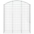 Cesta gaviones forma arco hierro galvanizado 150x50x160/180
