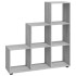 Estantería forma de escalera madera contrachapada gris