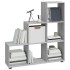 Estantería forma de escalera madera contrachapada gris