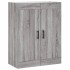 Armario de pared madera ingeniería gris Sonoma 69,5x34x90