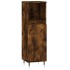 Armario de baño madera contrachapada roble ahumado 30x30x100