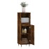 Armario de baño madera contrachapada roble ahumado 30x30x100