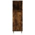 Armario de baño madera contrachapada roble ahumado 30x30x100
