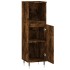 Armario de baño madera contrachapada roble ahumado 30x30x100