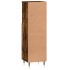 Armario de baño madera contrachapada roble ahumado 30x30x100