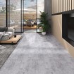 Lamas para suelo autoadhesivas PVC gris cemento 4,46 m² 3 mm