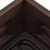 Arriate de jardín PP mocha 43x43x35