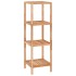 Estantería de baño madera maciza nogal 36x36x112