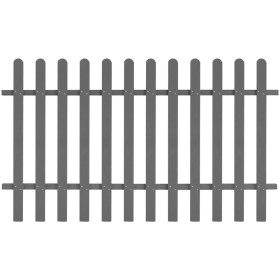 Valla de estacas de jardín de WPC 200x120