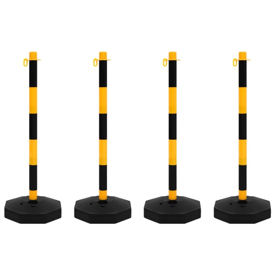 Juego de barrera con postes y cadena plástico 10