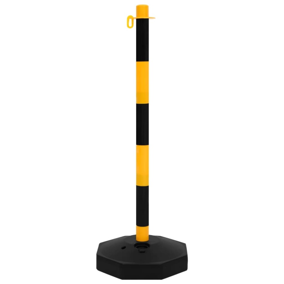 Juego de barrera con postes y cadena plástico 10