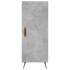 Aparador de madera contrachapada gris hormigón 34,5x34x180