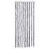 Cortina mosquitera gris y blanco chenilla 90x200