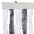 Cortina mosquitera gris y blanco chenilla 90x200