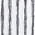 Cortina mosquitera gris y blanco chenilla 90x200