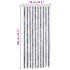 Cortina mosquitera gris y blanco chenilla 90x200