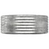 Jardinera arriate acero recubrimiento polvo plata 249x100x36