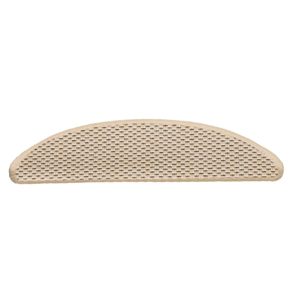 Alfombrillas autoadhesivas sisal 15 uds bereber 56x17x3