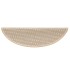 Alfombrillas autoadhesivas sisal 15 uds bereber 56x17x3