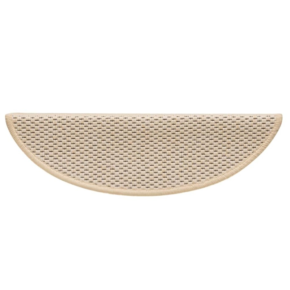 Alfombrillas autoadhesivas sisal 15 uds bereber 56x17x3