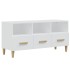 Mueble para TV madera contrachapada blanco 102x36x50