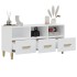 Mueble para TV madera contrachapada blanco 102x36x50