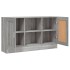 Aparador de madera contrachapada gris Sonoma 120x30,5x70