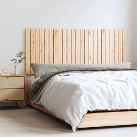 Cabecero de cama de pared madera maciza de pino 147x3x60