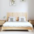 Cabecero de cama de pared madera maciza de pino 147x3x60