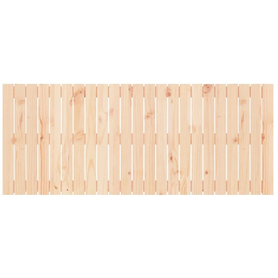 Cabecero de cama de pared madera maciza de pino 147x3x60