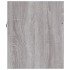 Set de muebles de baño 2 pzas madera contrachapada gris