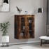 Armario de pared roble ahumado 69,5x34x90