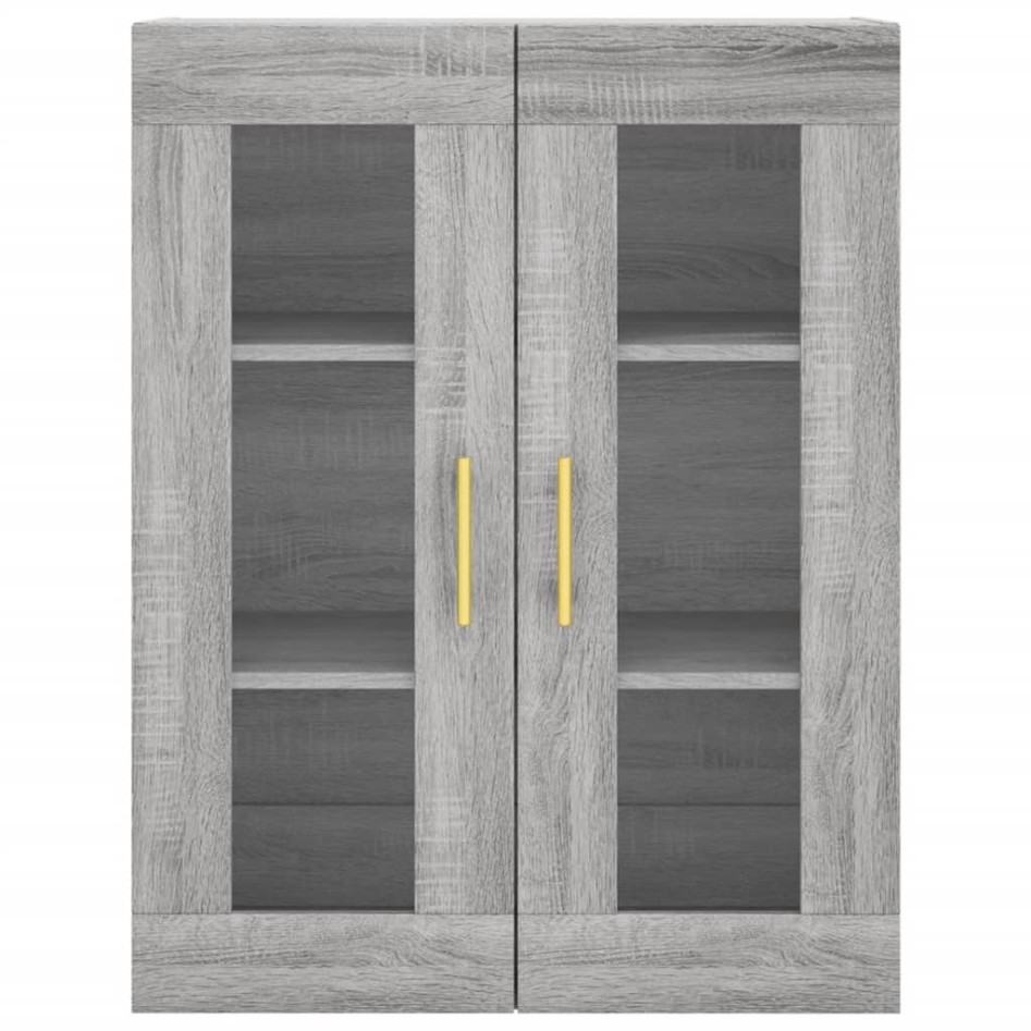 Armario de pared gris Sonoma 69,5x34x90