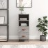 Aparador madera de ingeniería gris Sonoma 34,5x34x90