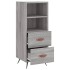 Aparador madera de ingeniería gris Sonoma 34,5x34x90