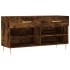Banco zapatero madera de ingeniería roble ahumado 102x35x55