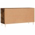 Banco zapatero madera de ingeniería roble ahumado 102x35x55