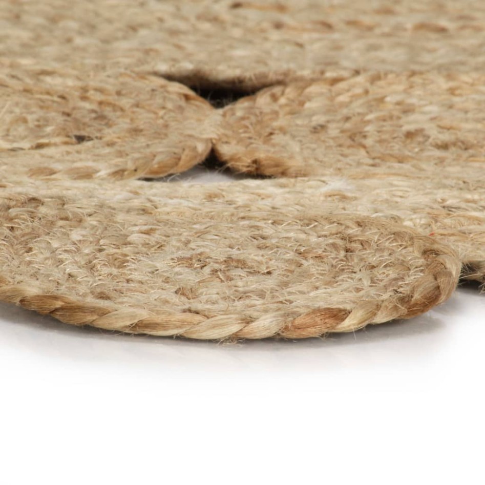 Alfombra hecha a mano de yute trenzado 150