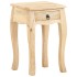 Mesita de noche de madera maciza de mango 28x28x46