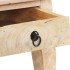 Mesita de noche de madera maciza de mango 28x28x46