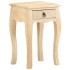 Mesita de noche de madera maciza de mango 28x28x46