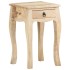 Mesita de noche de madera maciza de mango 28x28x46