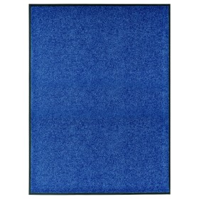 Felpudo lavable azul 90x120