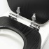 Tiger Asiento de WC de cierre suave Blackwash MDF negro